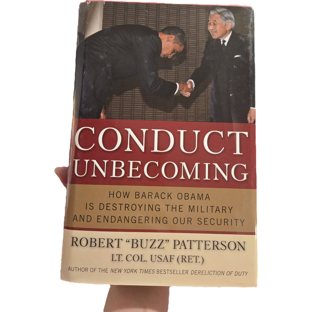 Conduct Unbecoming Robert Patterson 1st Ed 1st Printing Politics History
